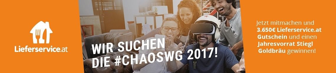#ChaosWG2017 - powered by Lieferservice.at