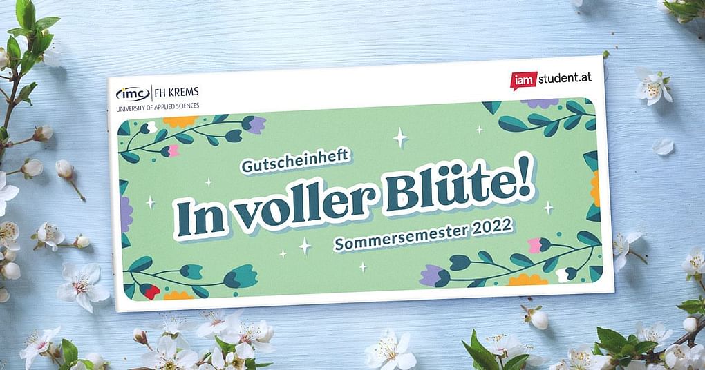 IMC Fachhochschule Krems Gutscheinheft powered by iamstudent