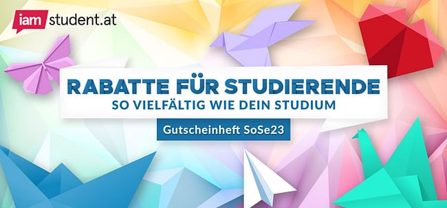 Rabatte für Studierende - so vielfältig wie dein Studium! Gutscheinheft SoSe 23