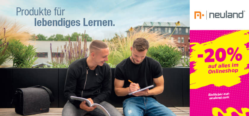 20% auf alles im Onlineshop