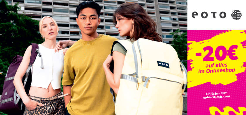 20€ auf alles im Onlineshop