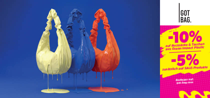 10% auf Rucksäcke, 5% auf SALE Produkte