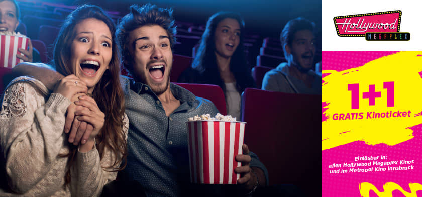 1+1 GRATIS Kinoticket