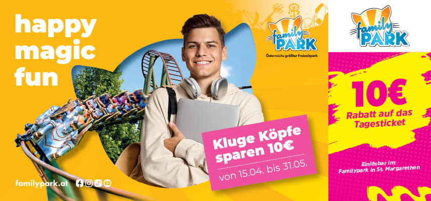 10€ Rabatt auf das Tagesticket