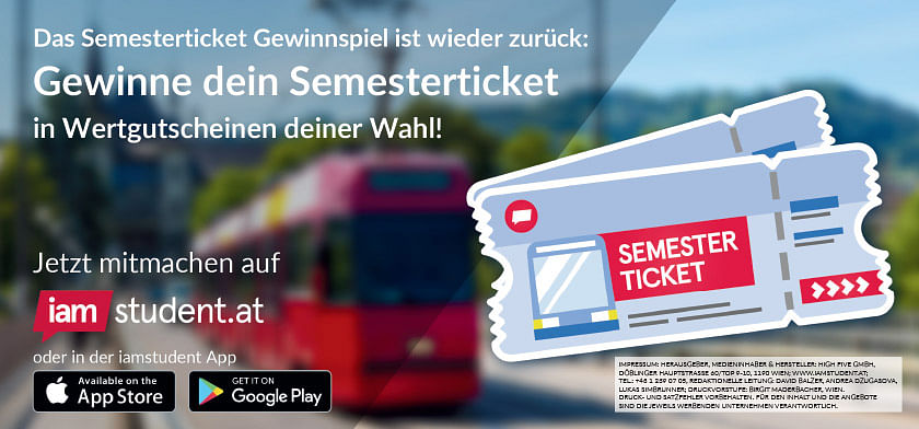 Semesterticket Gewinnspiel WiSe24 Österreich