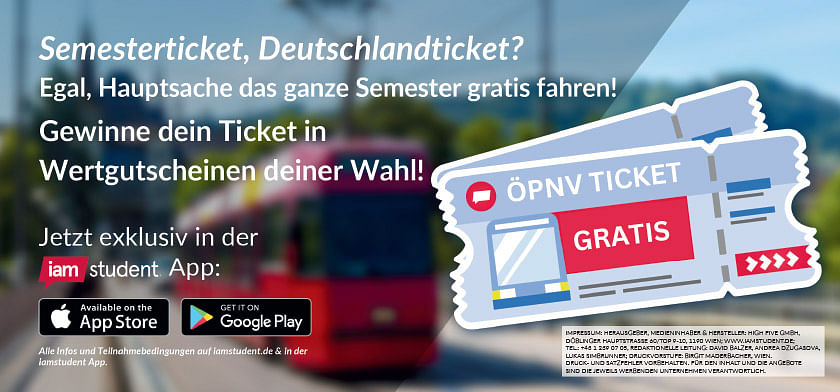 Semesterticket Gewinnspiel WiSe24 Deutschland