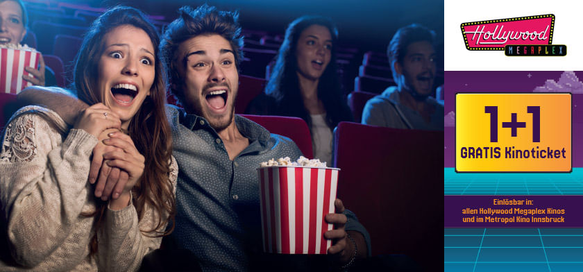 1+1 GRATIS Kinoticket