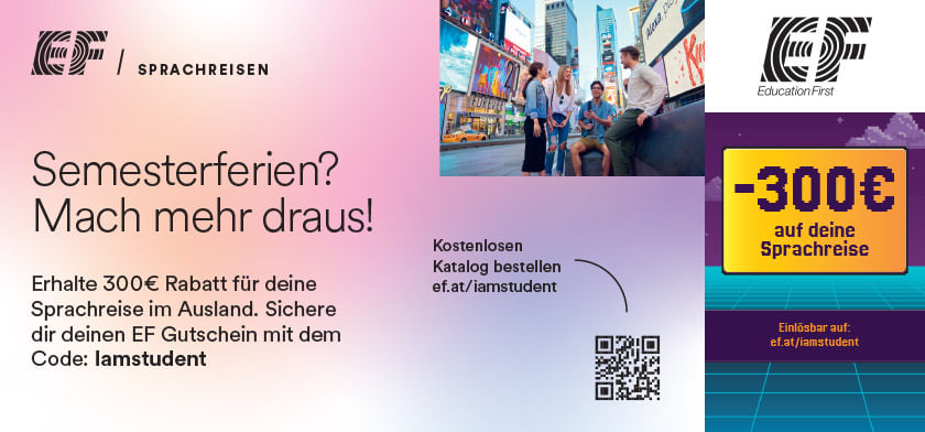 300€ auf deine Sprachreise