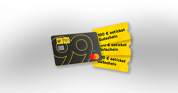 Gewinne 3x1 100€-Gutschein von oeticket