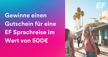 Gewinne 500€ Sprachreise-Gutschein!