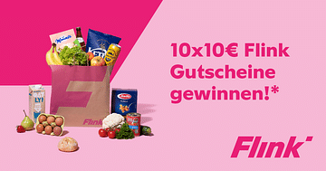 10x10€ Gutscheine von Flink zu gewinnen