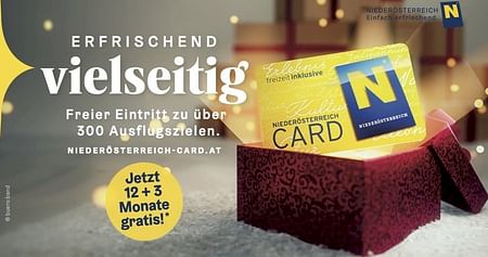 3x1 Niederösterreich-CARD zu gewinnen