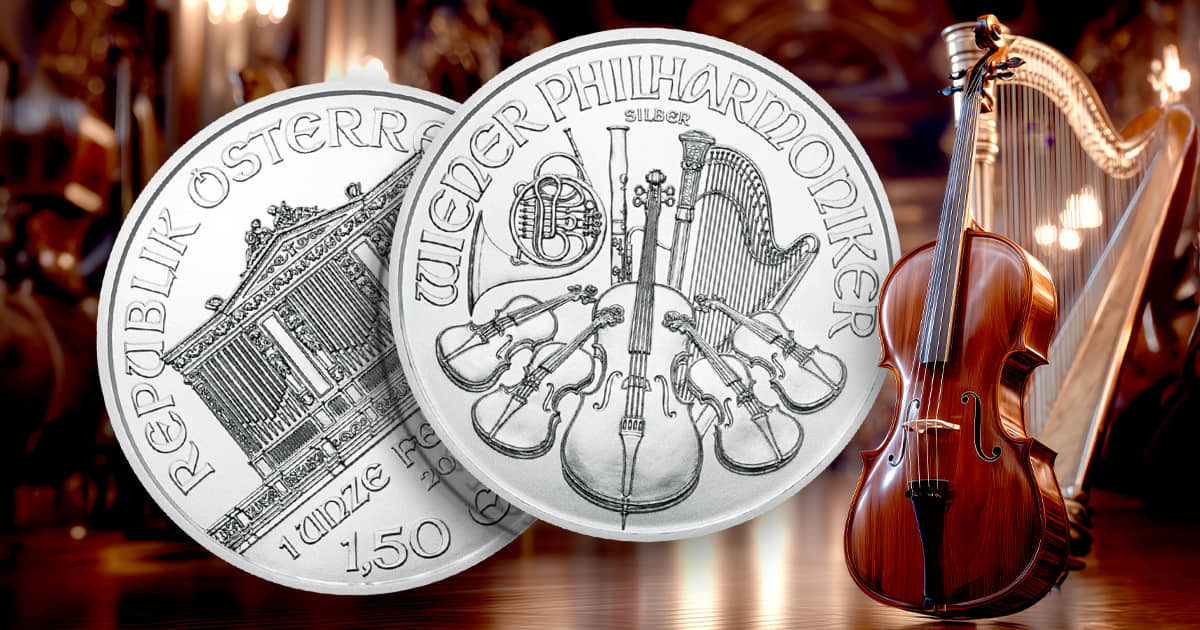 Gewinne 1x Silbermünze Philharmoniker 1 oz im Wert von 80€!