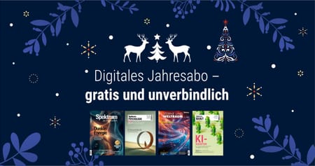Türchen 12: Gewinne ein Jahres-Digitalabo nach Wahl von Spektrum der Wissenschaft!