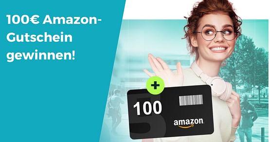 Gewinne 1x100€ Amazon-Gutschein!