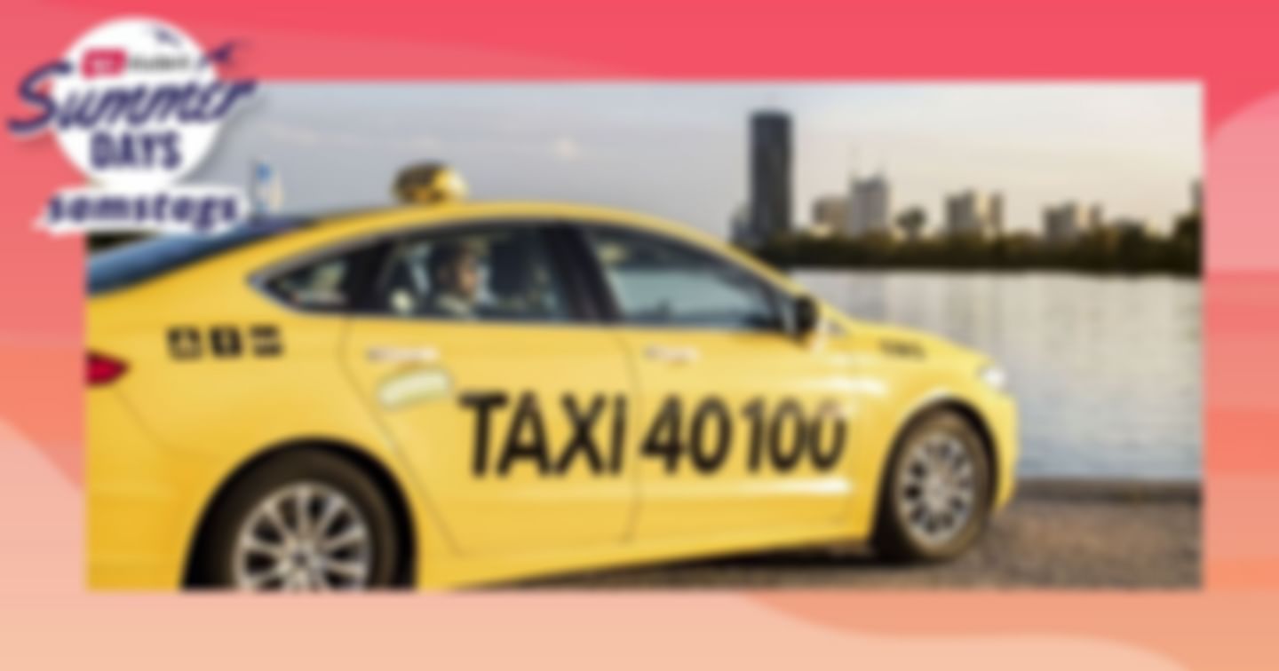 Immer samstags: Gewinne 3x1 40€ Taxifahrt-Gutschein!