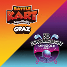 BattleKart & 3D Schwarzlicht Minigolf Graz Logo