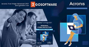 60% Studentenrabatt auf die Sicherheitssoftware "Acronis True Image Advanced"