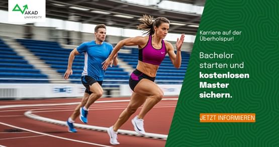 Die AKAD University ist deine voll akkreditierte und von Studis prämierte Fernhochschule für über 75 Studiengänge in den unterschiedlichsten Fachbereichen. Melde dein Bachelor-Studium bis 25.01.2026 an und erhalte das Master-Studium gratis dazu!
