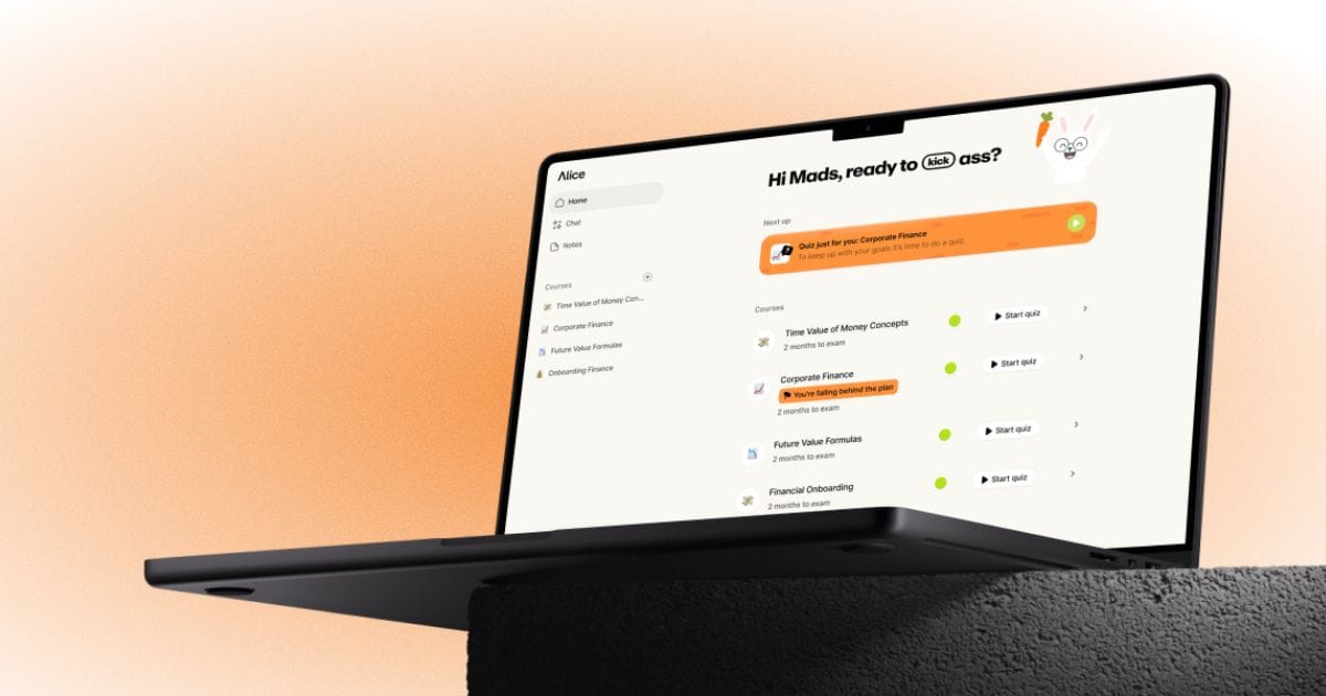 Alice 2.0 Launch: 30% Rabatt auf Alice – das KI-Lerntool für deine Ausbildung