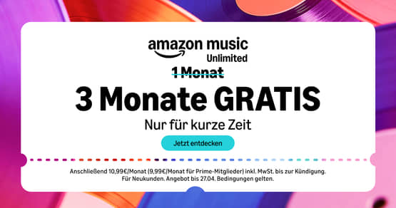 Amazon Music Freizeit-Rabatt für Studenten