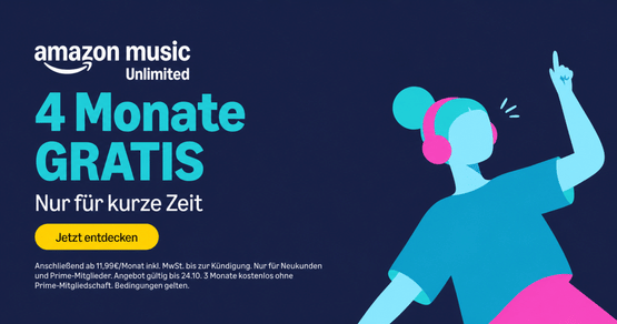 Amazon Music Freizeit-Rabatt für Studenten