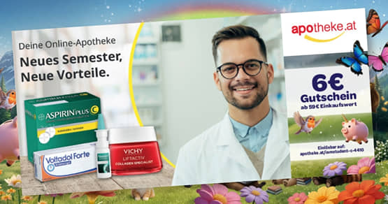 Apotheke.at Health&Beauty-Rabatt für Studenten