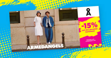 ARMEDANGELS Fashion-Rabatt für Studenten