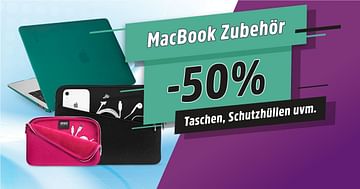 50% Gutschein auf das gesamte MacBook Zubehör von Artwizz