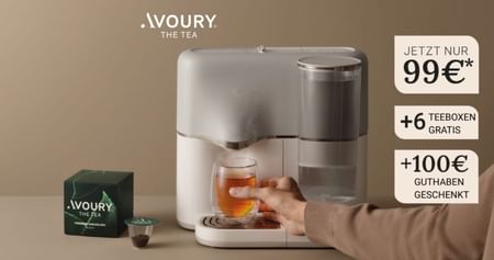 Teemaschine -55% + 100€ Coupon