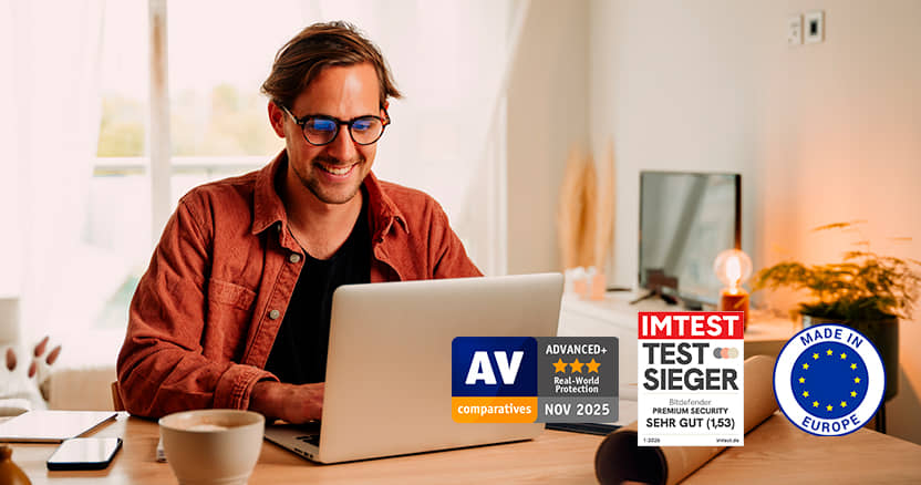 65% Studentenrabatt auf deinen digitalen Rundumschutz von Bitdefender!