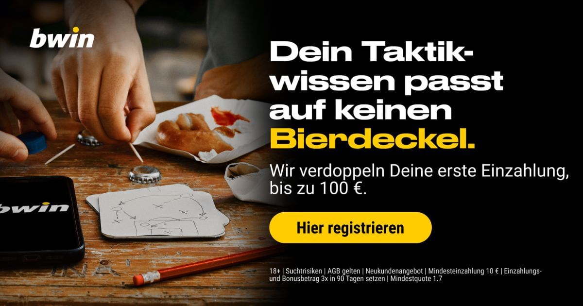 Bis zu 100€ Bonus on top: Mit dem bwin Studentenrabatt wird deine erste Einzahlung verdoppelt!
