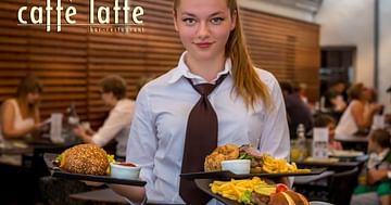 1+1 gratis Burger & Cocktail mit dem caffè latte Studentenrabatt