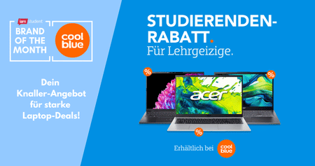 Coolblue Technik-Rabatt für Studenten