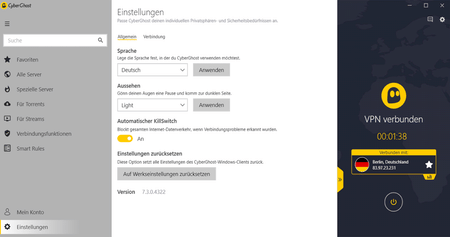 CyberGhost VPN Technik-Rabatt für Azubi 2