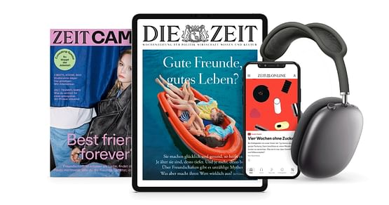 Haste mal nen Euro? Für nur 1€ bekommst du jetzt 13 Ausgaben der digitalen DIE ZEIT inkl. Zugriff auf alle Inhalte auf zeit.de und außerdem die ZEIT CAMPUS gedruckt. Nach den 3 Monaten liest du mit über 40% Studentenrabatt weiter! Monatlich kündbar.