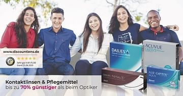 10% Studentenrabatt auf das gesamte Sortiment bei discountlens