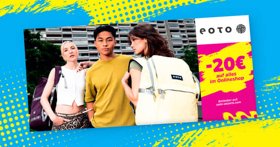 eoto Fashion-Rabatt für Studenten