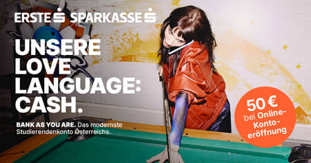Erste Bank und Sparkasse Studentlife-Rabatt für Studenten