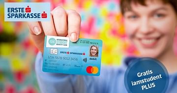 Gratis iamstudent PLUS Mitgliedschaft zum GRATIS-Studentenkonto der Erste Bank und Sparkasse