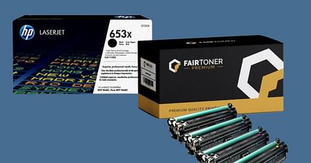 Check dir neue HP Druckerpatronen, Toner und Co. bei FairToner! Denn mit der Eigenmarke druckst du megagünstig. Studi-Rabatt und Mengenrabatt lassen dich bis zu 23% sparen. Kein Risiko: Du kannst auch bereits verwendete Produkte gratis retournieren!