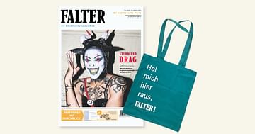 12 Wochen FALTER mit 55% Studierendenrabatt lesen + gratis Stofftasche