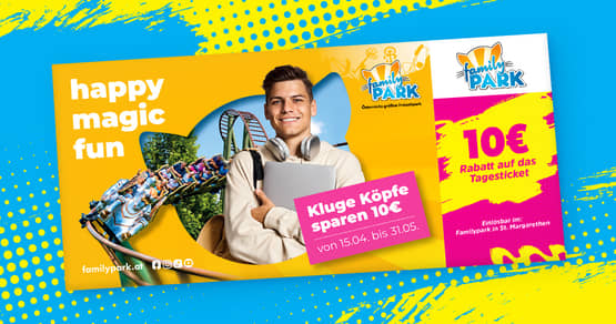 Familypark Freizeit-Rabatt für Studenten