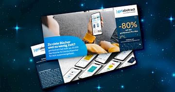 80% Studentenrabatt auf die getAbstract Pro-Version