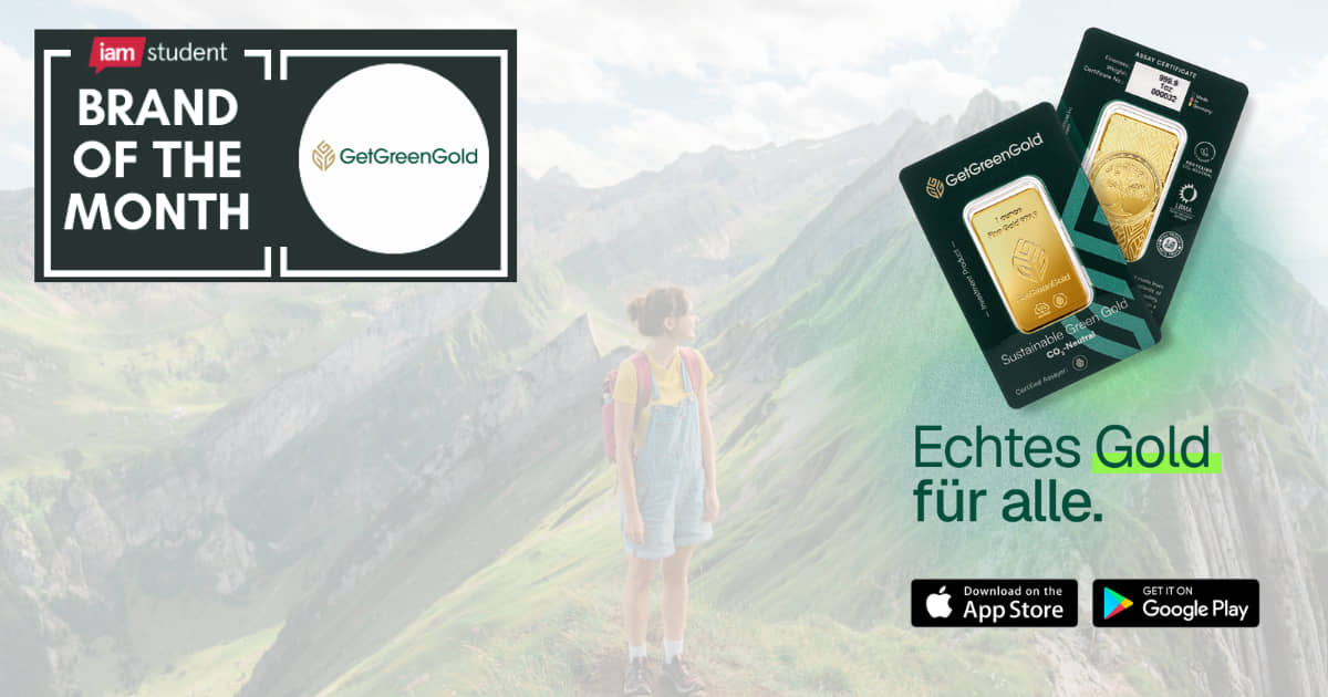 Lowkey mit Gold starten: Im Oktober schenkt dir GetGreenGold 25€ in Gold!