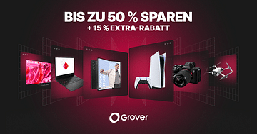 Black Friday: Bis 50% + 15% Extra-Rabatt auf alle Produkte wie Apple und Deals bei Grover