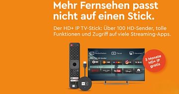 HD+ IP TV-Stick anschließen und sofort Live-TV streamen - jetzt mit 10% Studentenrabatt!