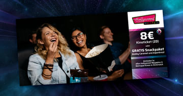 Mit Hollywood Megaplex Studentenrabatt Kinoticket für nur 8€