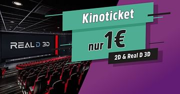 100x 1€ Kinotickets!