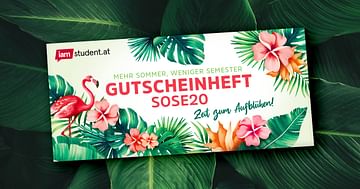 Das Gutscheinheft zum Semesterstart 2020